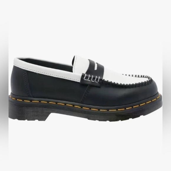 Dr. Martens Shoes - NEW! Dr. Martens Penton Loafer Black and White Two Tone Wingtip UNISEX EU 40